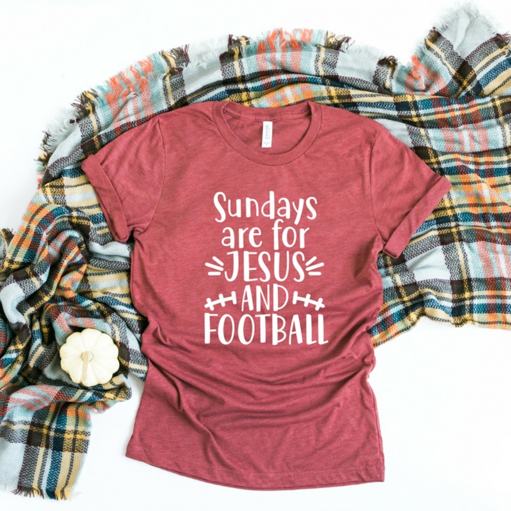 Fall-shirt with saying, Football t-shirt
